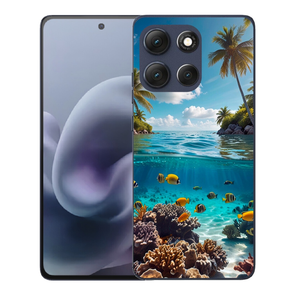 Gelový kryt mmCase na Motorola Moto G86 5G - mořský svět 4