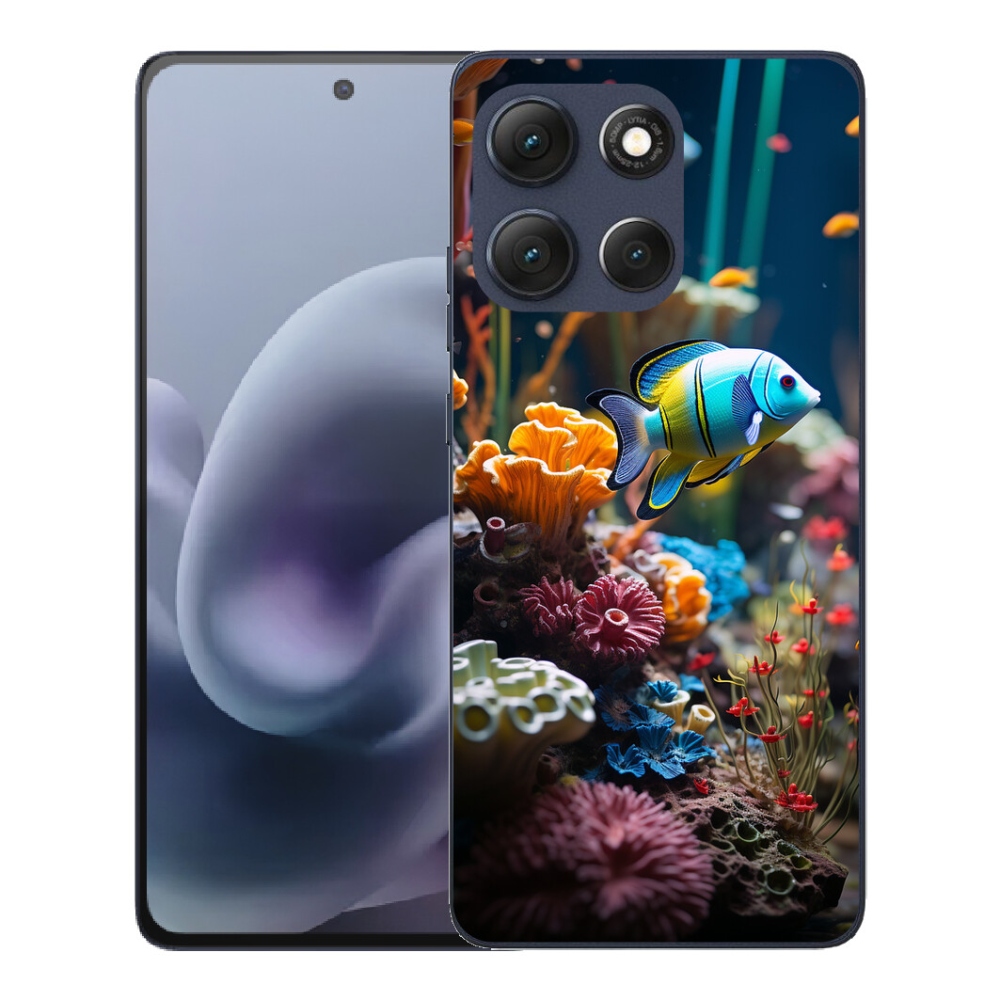Gelový kryt mmCase na Motorola Moto G86 5G - mořský svět 5