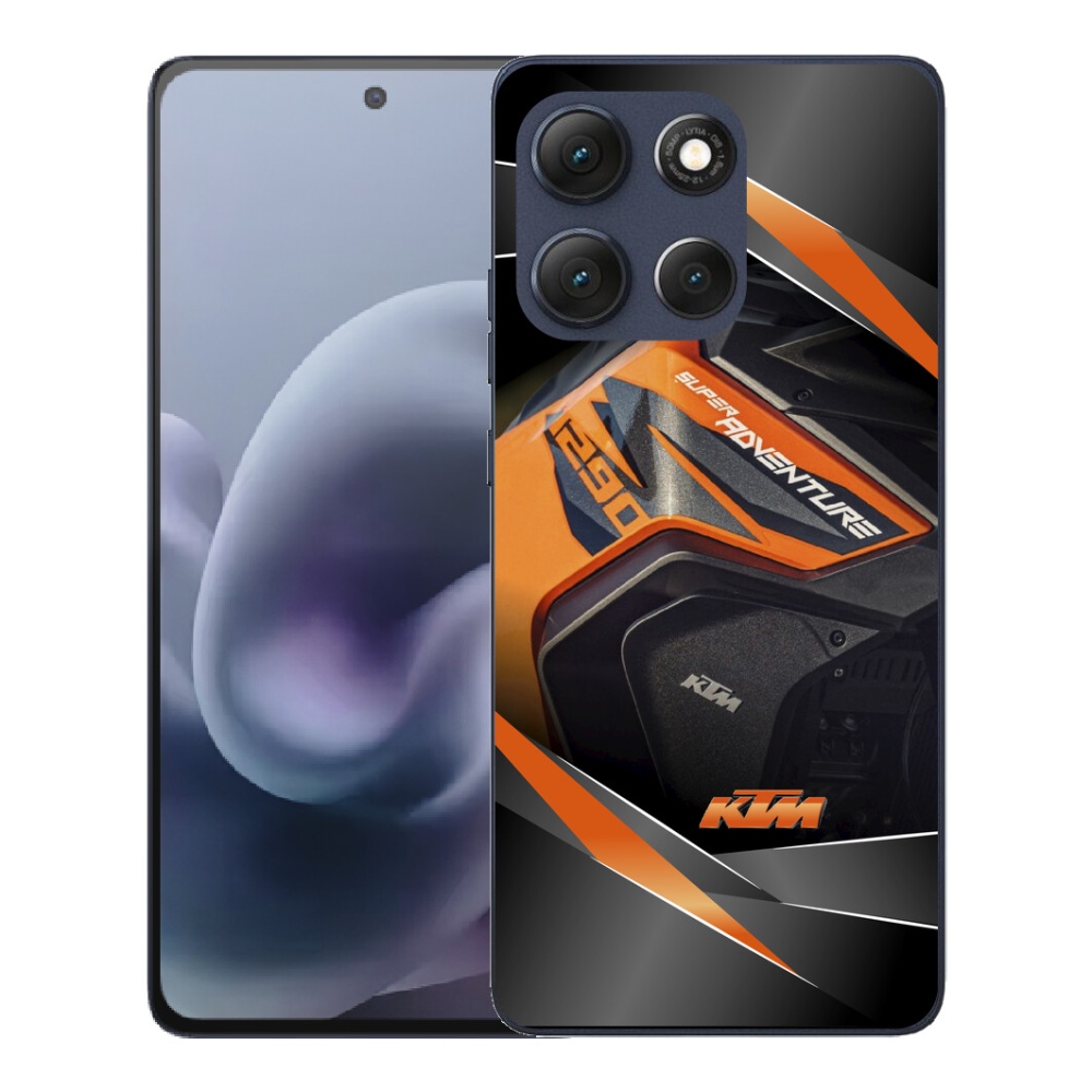 Gelový kryt mmCase na Motorola Moto G86 5G - motorka ktm
