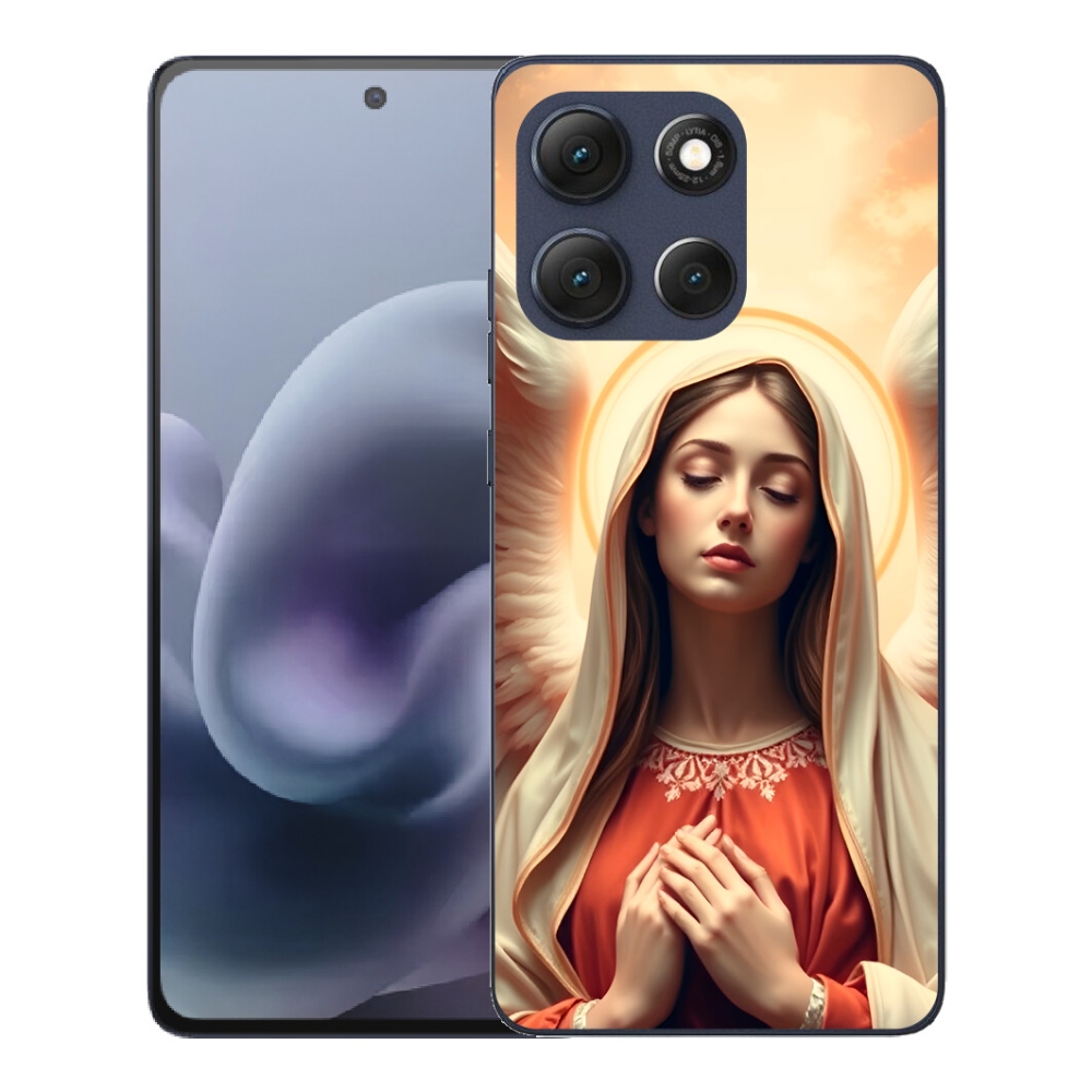 Gelový kryt mmCase na Motorola Moto G86 5G - náboženský motiv
