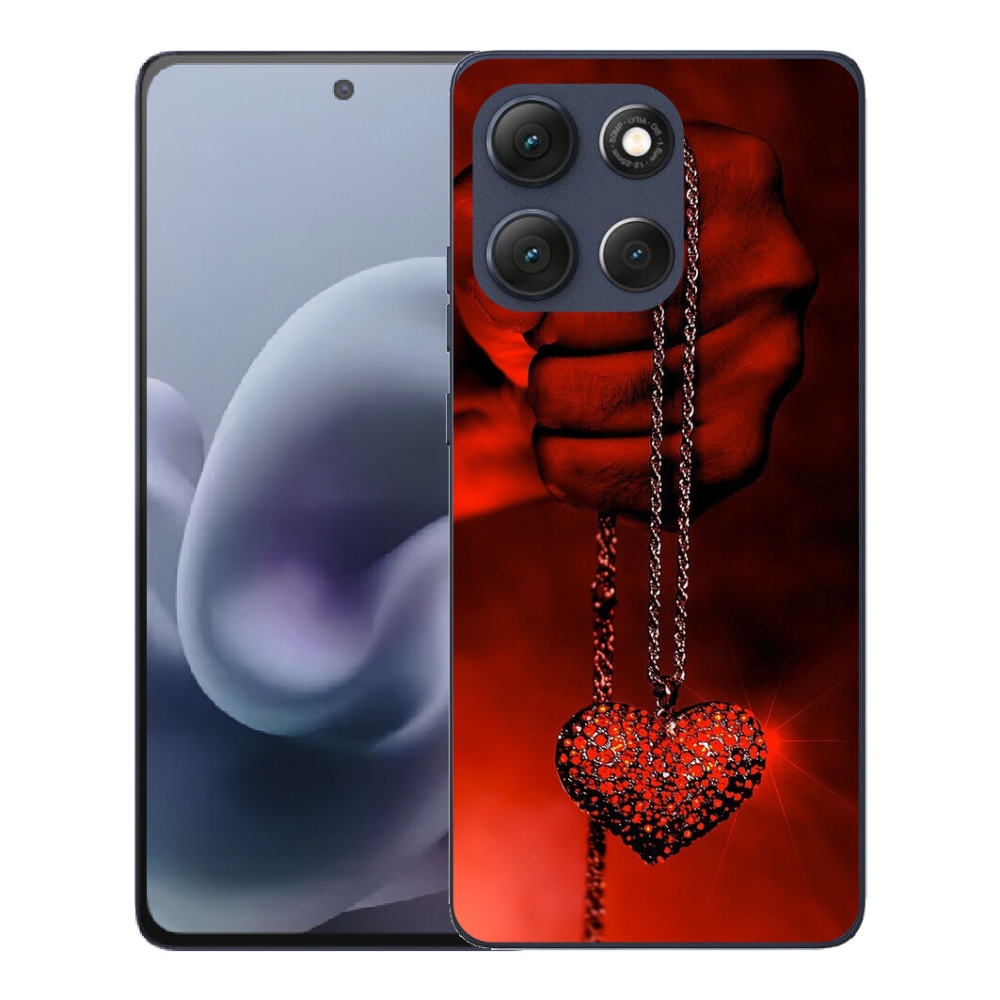 Gelový kryt mmCase na Motorola Moto G86 5G - náhrdelník