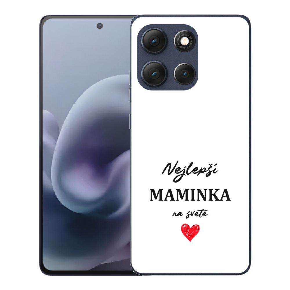 Gelový kryt mmCase na Motorola Moto G86 5G - nejlepší maminka 1 bílé pozadí