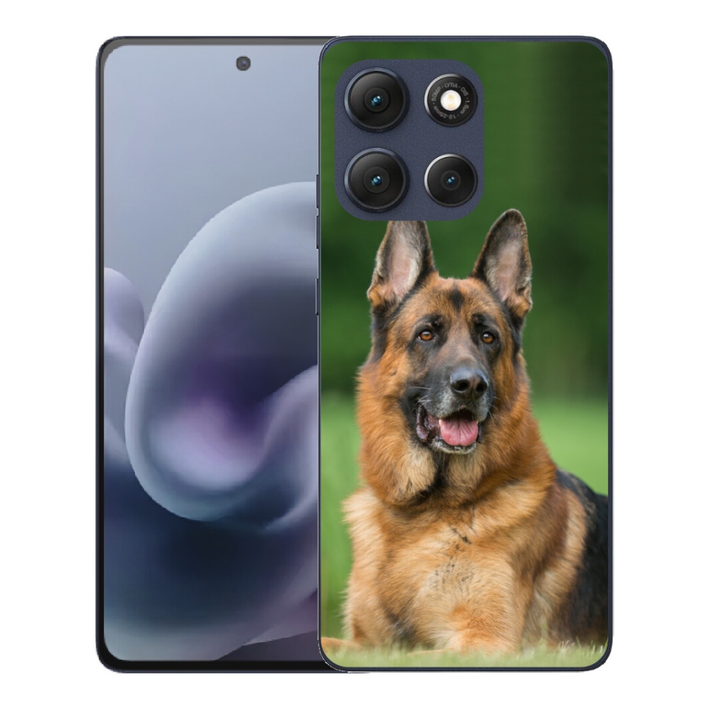 Gelový kryt mmCase na Motorola Moto G86 5G - německý ovčák