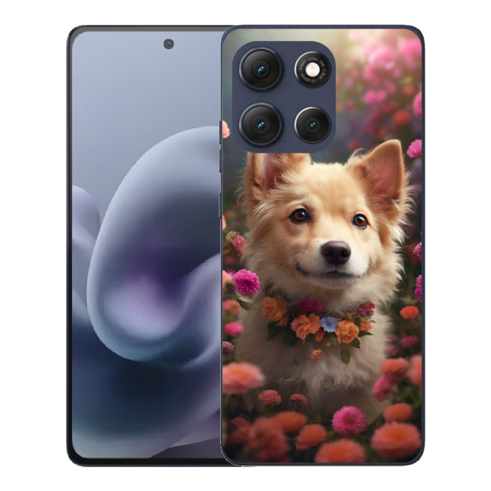 Gelový kryt mmCase na Motorola Moto G86 5G - německý špic