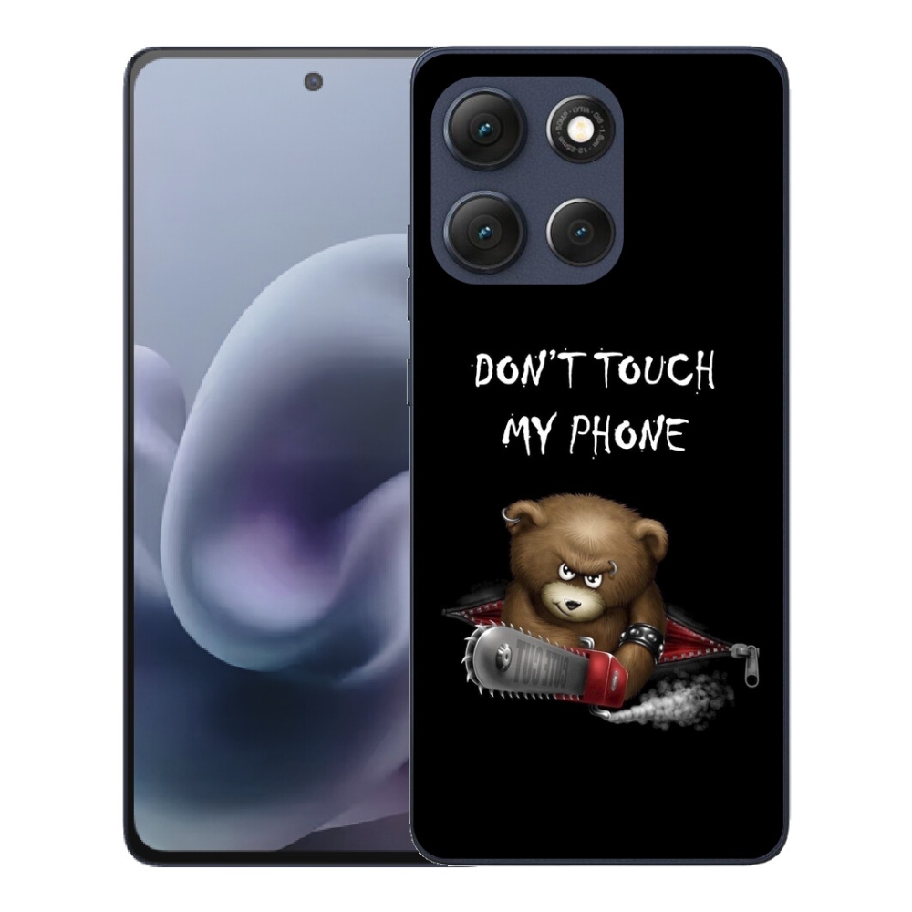 Gelový kryt mmCase na Motorola Moto G86 5G - nesahej na telefon