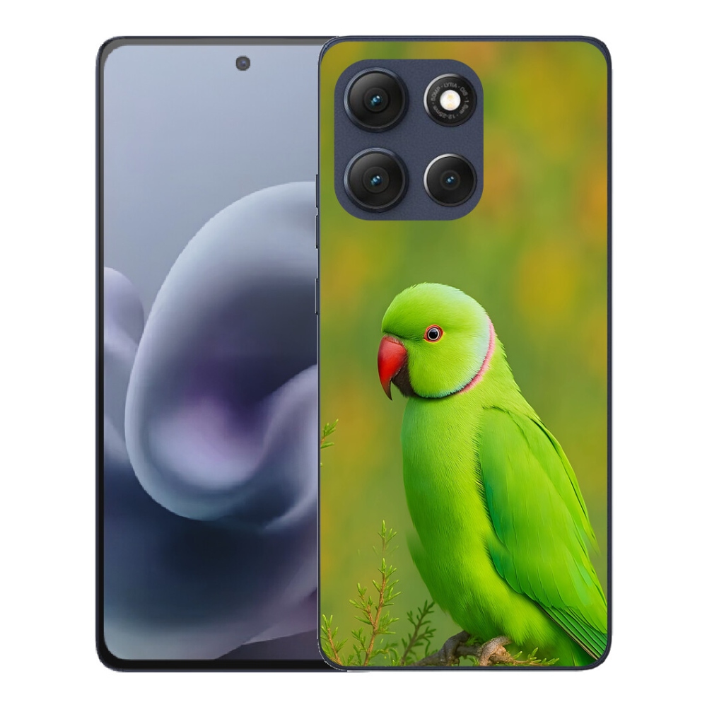 Gelový kryt mmCase na Motorola Moto G86 5G - papoušek alexandr 2
