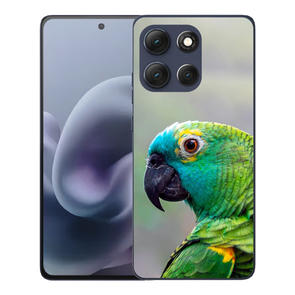 Gelový kryt mmCase na Motorola Moto G86 5G - papoušek amazoňan