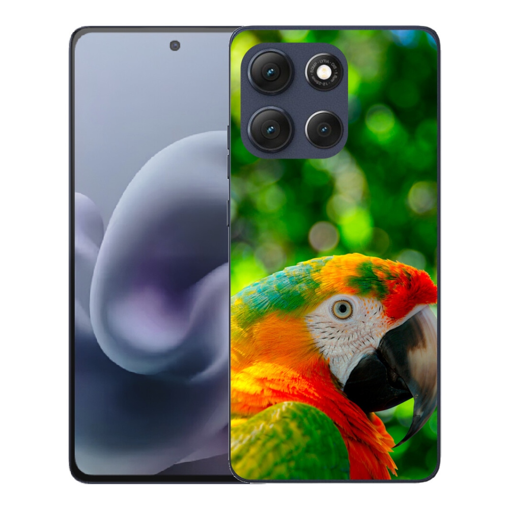 Gelový kryt mmCase na Motorola Moto G86 5G - papoušek ara 3