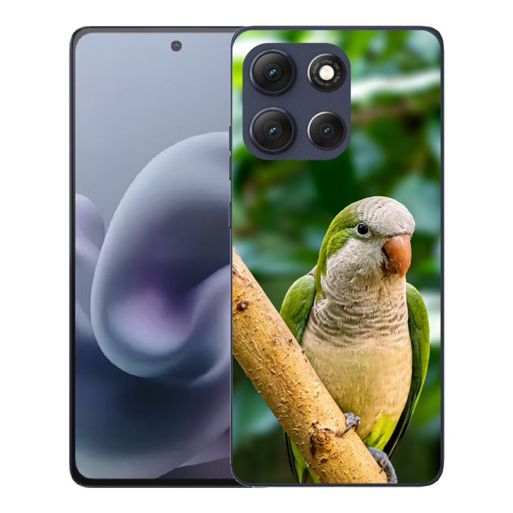Gelový kryt mmCase na Motorola Moto G86 5G - papoušek mníšek