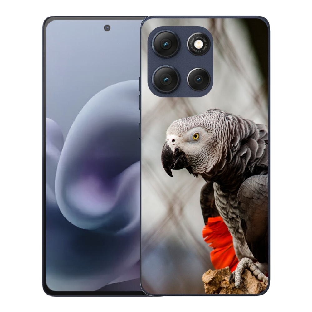 Gelový kryt mmCase na Motorola Moto G86 5G - papoušek žako 3