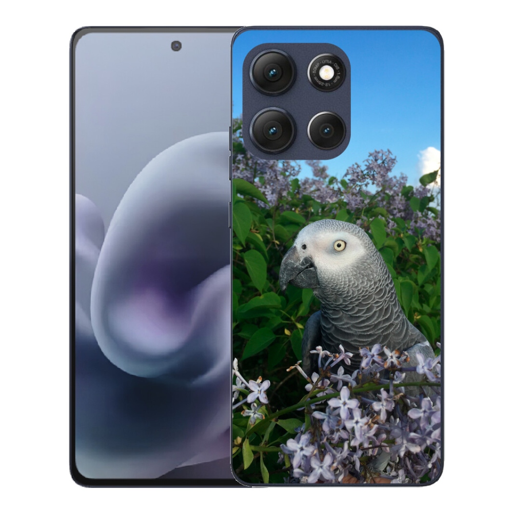 Gelový kryt mmCase na Motorola Moto G86 5G - papoušek žako