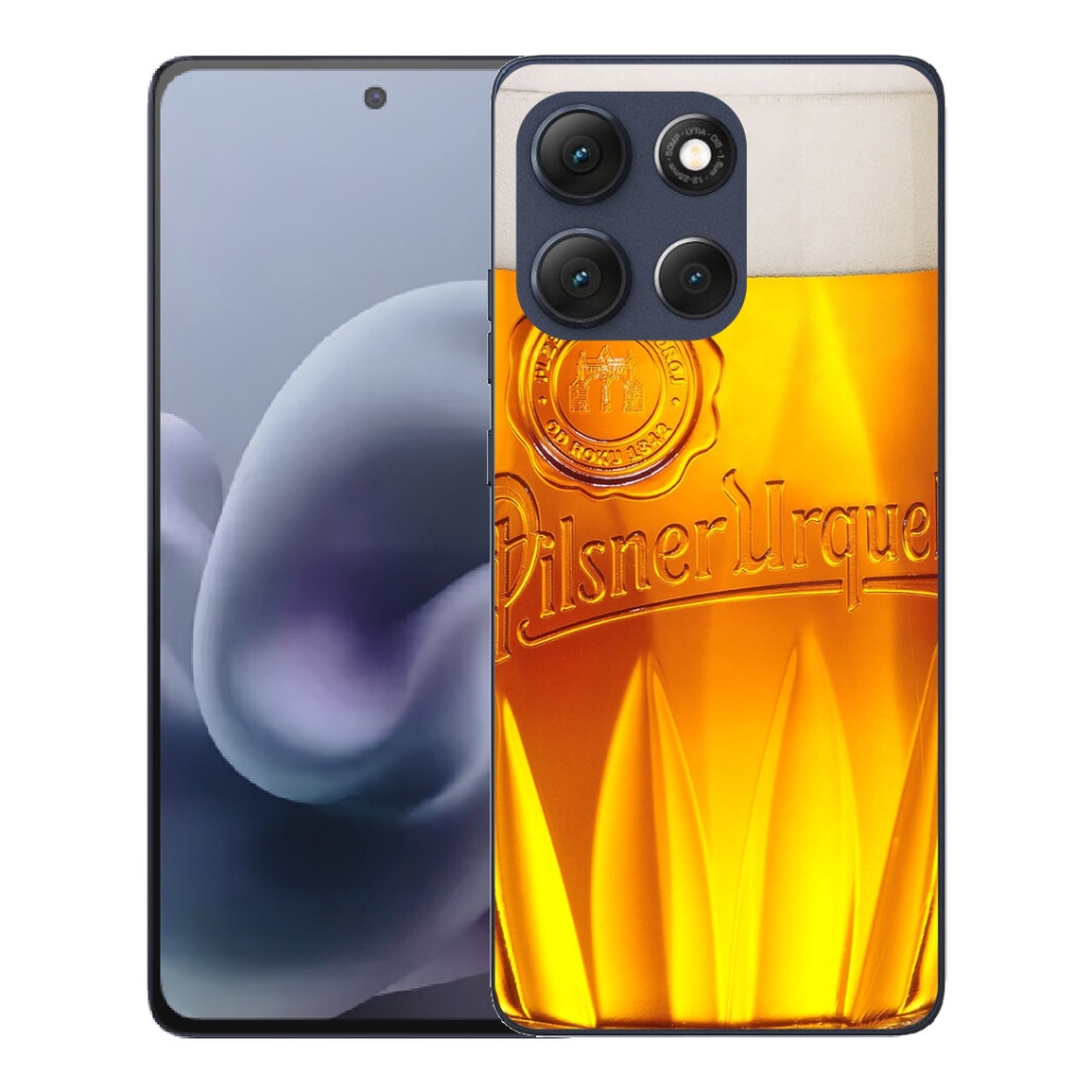 Gelový kryt mmCase na Motorola Moto G86 5G - pivo