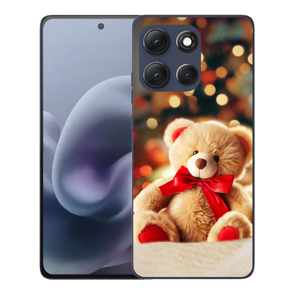 Gelový kryt mmCase na Motorola Moto G86 5G - plyšový medvídek