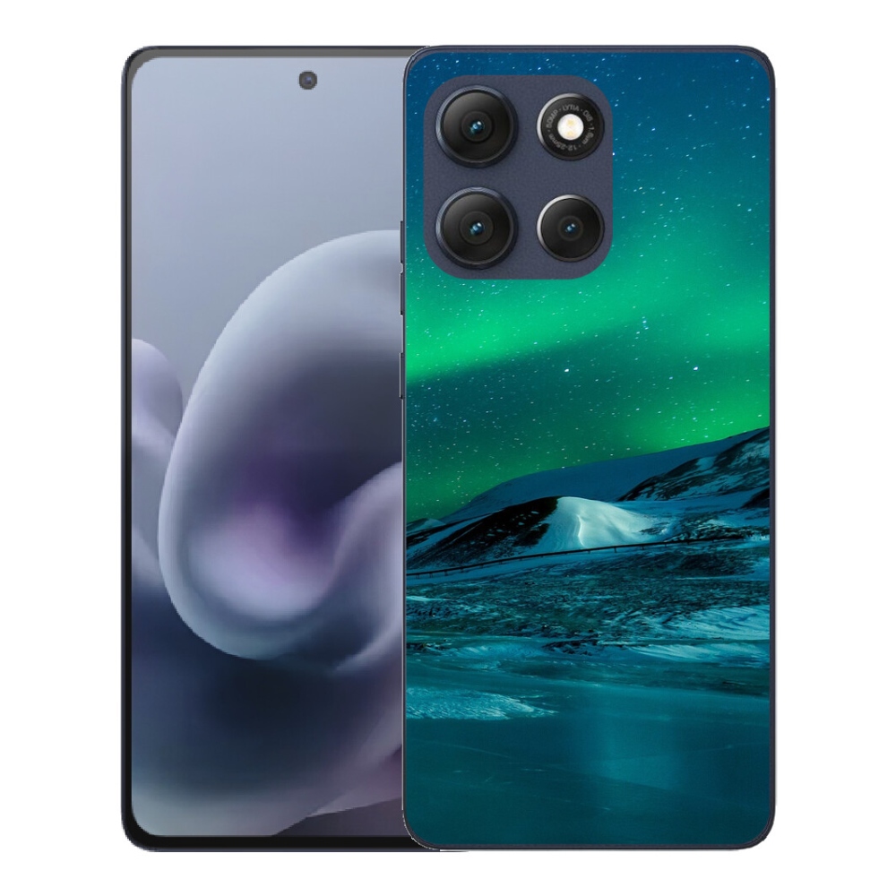 Gelový kryt mmCase na Motorola Moto G86 5G - polární záře