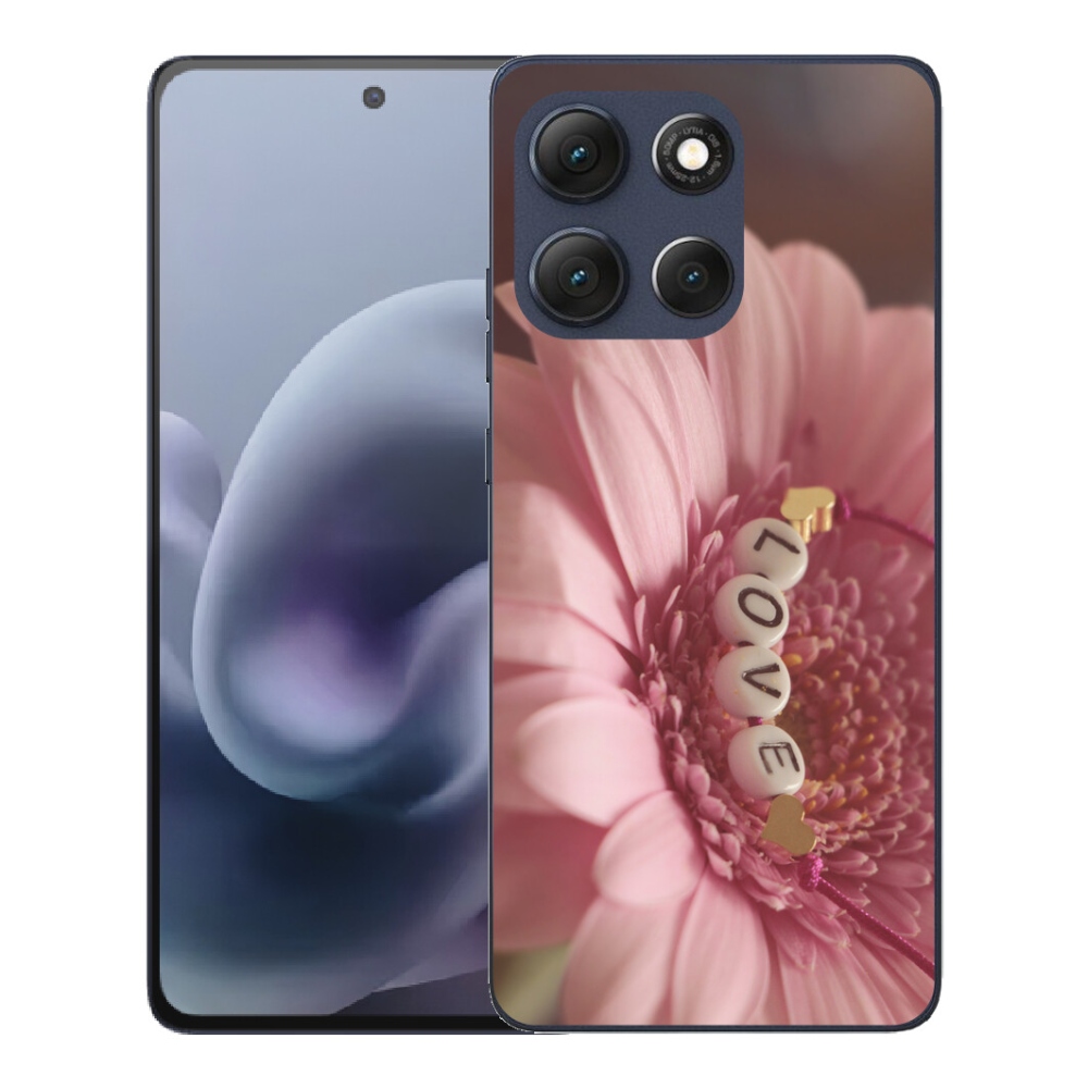 Gelový kryt mmCase na Motorola Moto G86 5G - přívěsek love