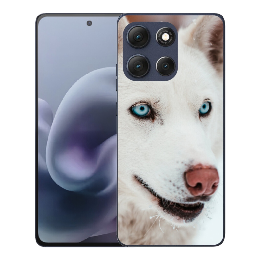 Gelový kryt mmCase na Motorola Moto G86 5G - psí pohled