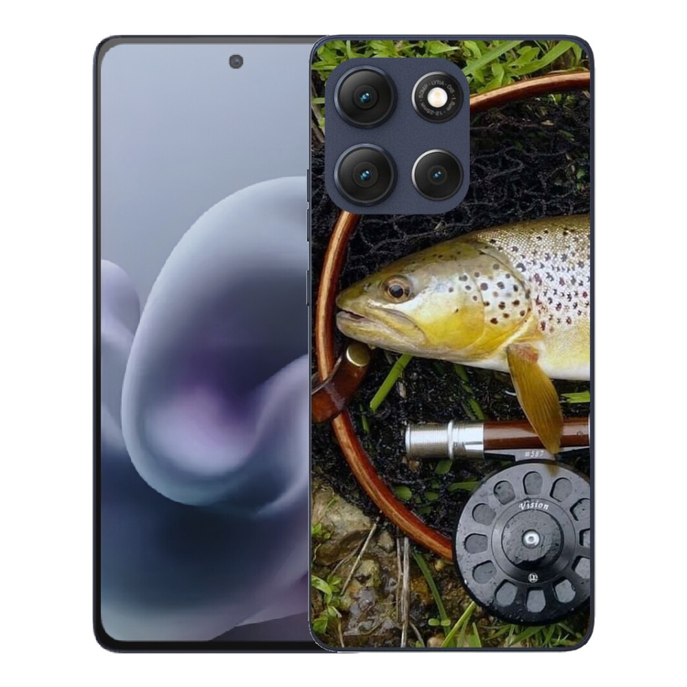 Gelový kryt mmCase na Motorola Moto G86 5G - pstruh 2