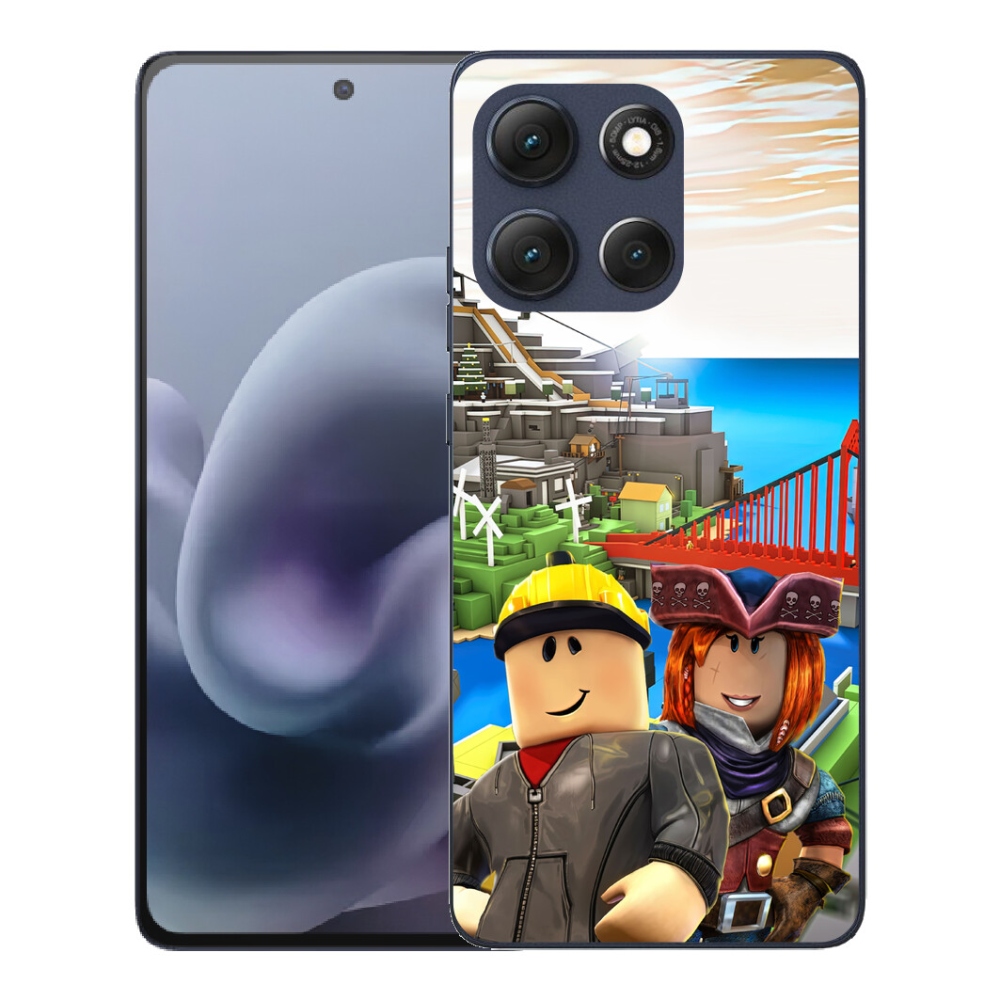 Gelový kryt mmCase na Motorola Moto G86 5G - roblox 1