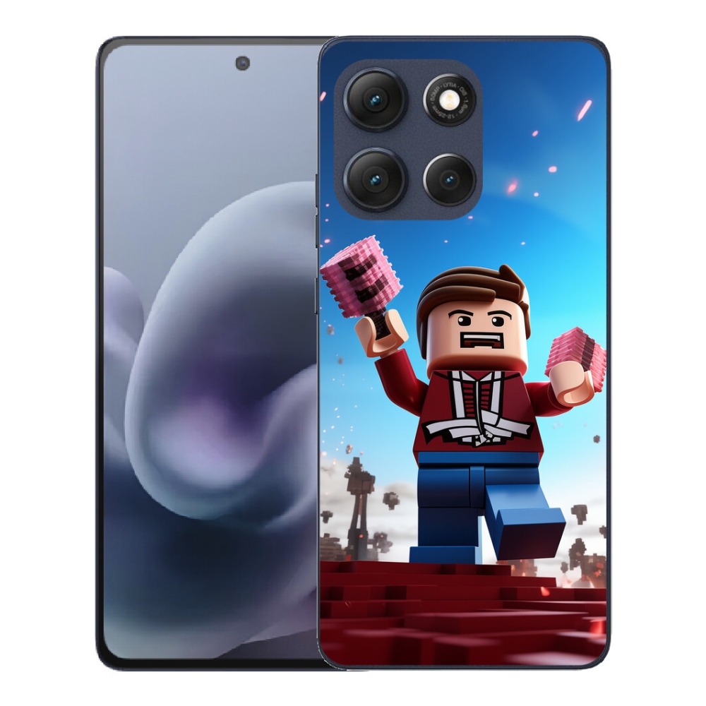 Gelový kryt mmCase na Motorola Moto G86 5G - roblox 2