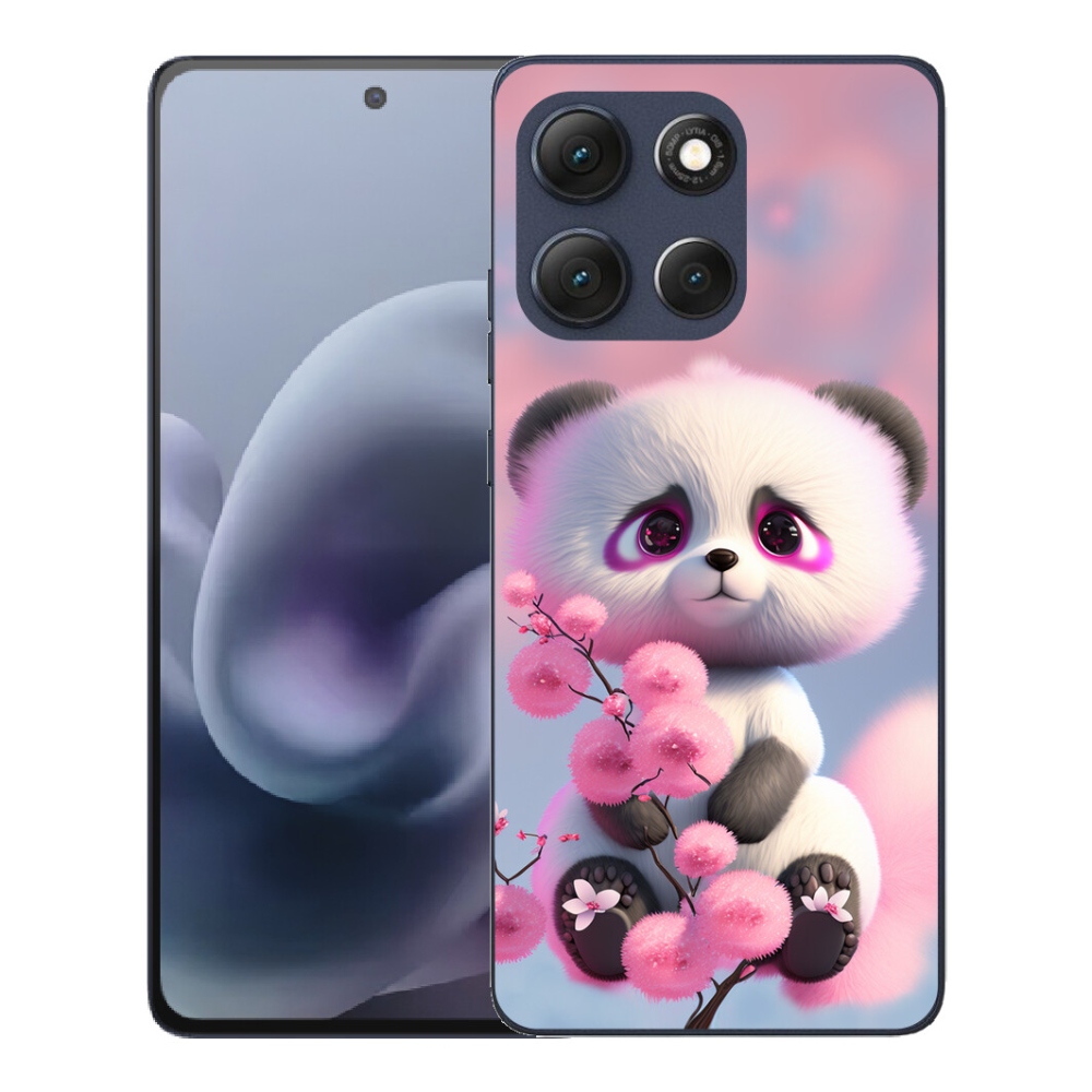 Gelový kryt mmCase na Motorola Moto G86 5G - roztomilá panda 1
