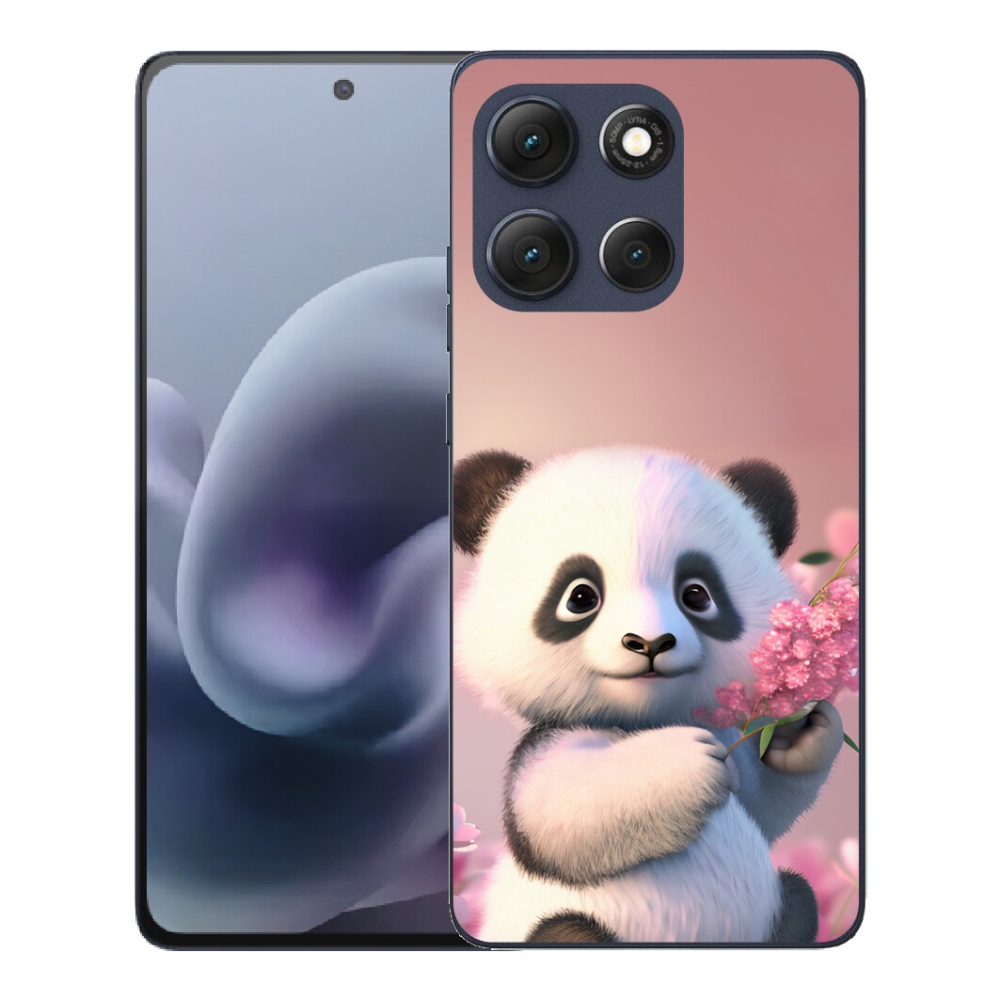 Gelový kryt mmCase na Motorola Moto G86 5G - roztomilá panda