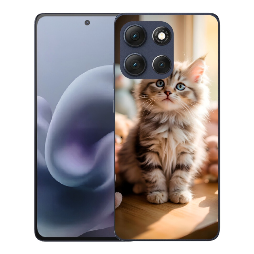 Gelový kryt mmCase na Motorola Moto G86 5G - roztomilé kotě 10
