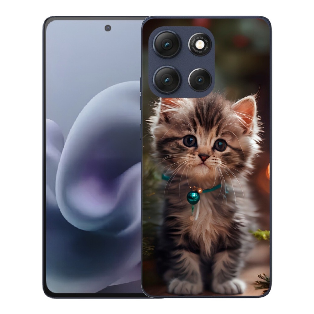 Gelový kryt mmCase na Motorola Moto G86 5G - roztomilé kotě 11