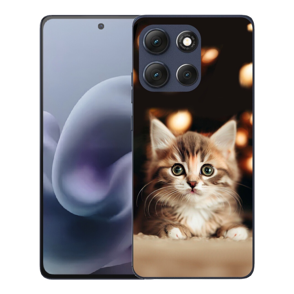 Gelový kryt mmCase na Motorola Moto G86 5G - roztomilé kotě 2