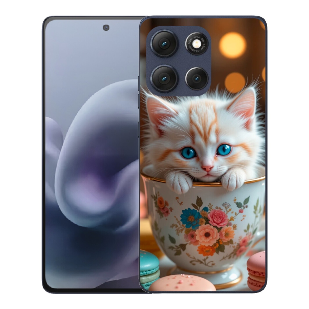 Gelový kryt mmCase na Motorola Moto G86 5G - roztomilé kotě 6