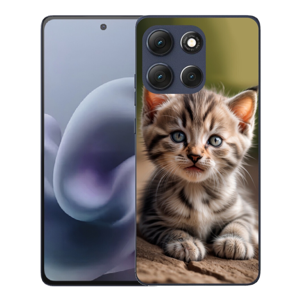 Gelový kryt mmCase na Motorola Moto G86 5G - roztomilé kotě 9