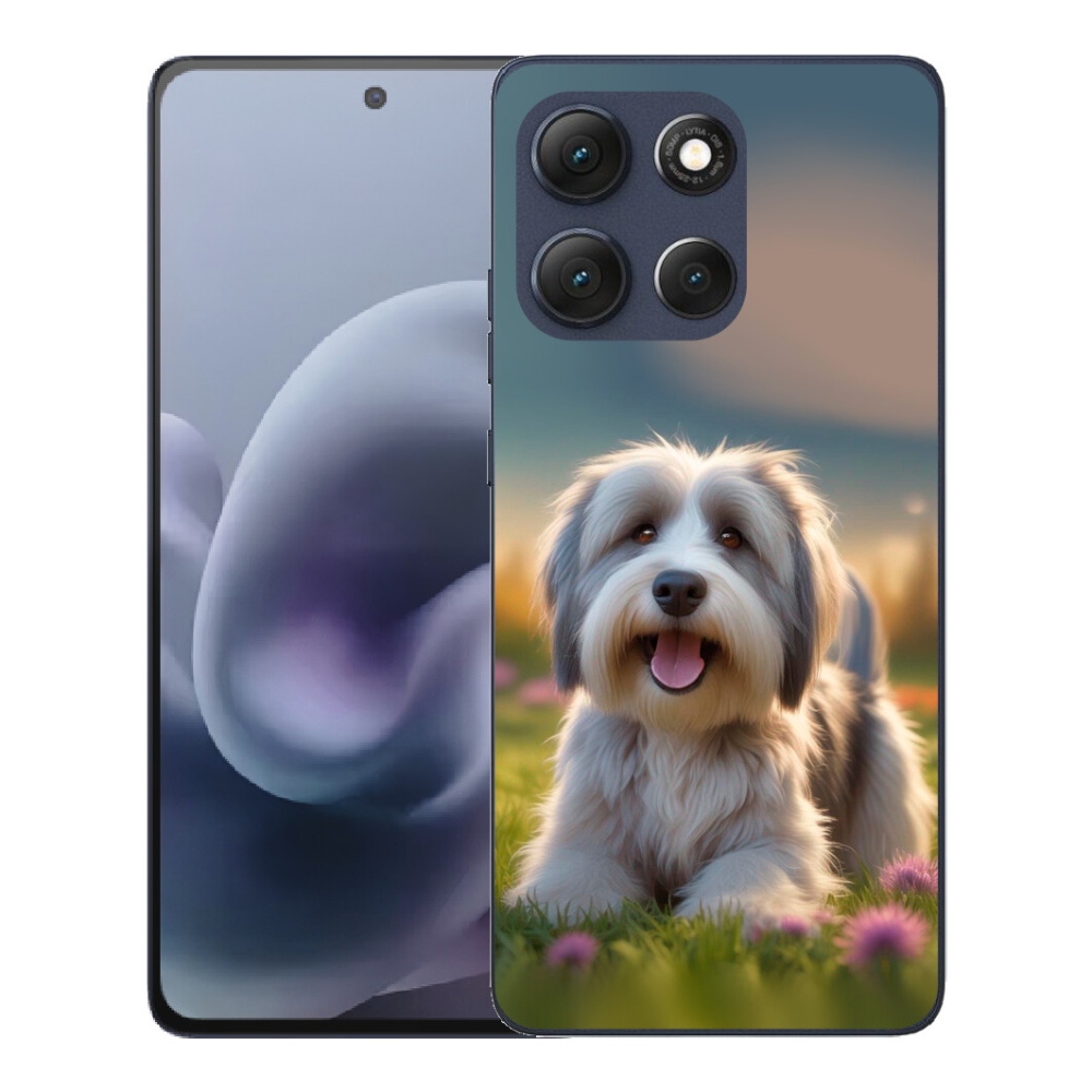 Gelový kryt mmCase na Motorola Moto G86 5G - roztomilý havanský psík