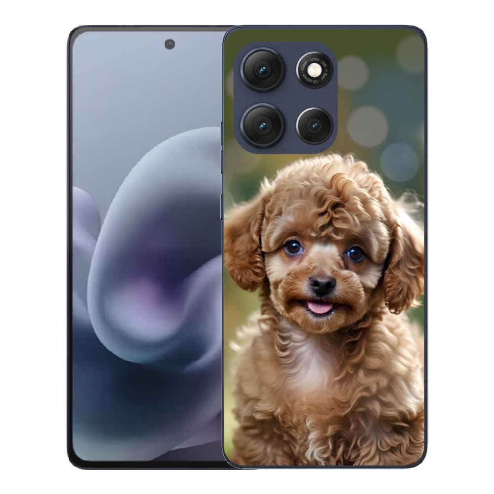 Gelový kryt mmCase na Motorola Moto G86 5G - roztomilý pudl