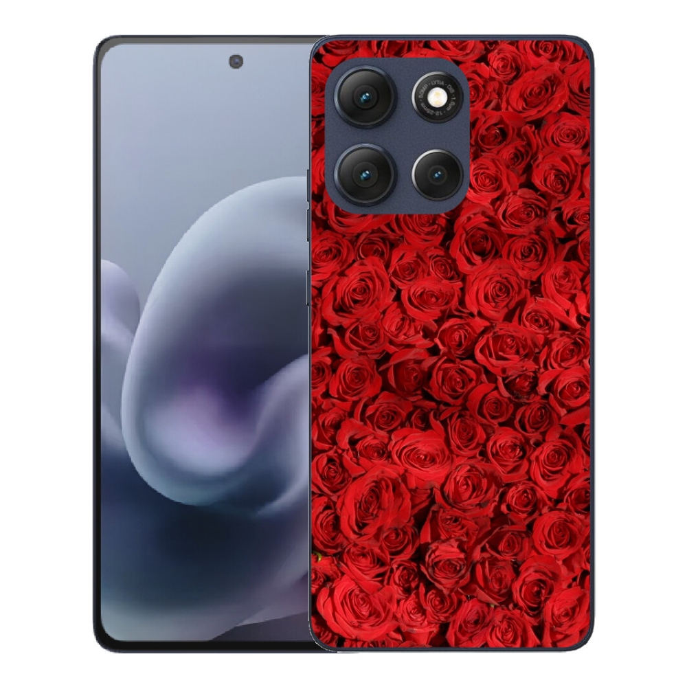 Gelový kryt mmCase na Motorola Moto G86 5G - růže