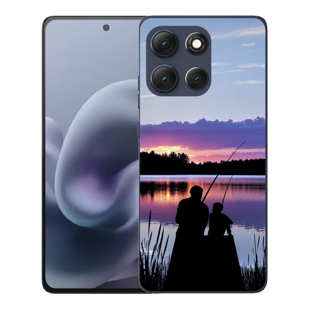 Gelový kryt mmCase na Motorola Moto G86 5G - rybaření 2