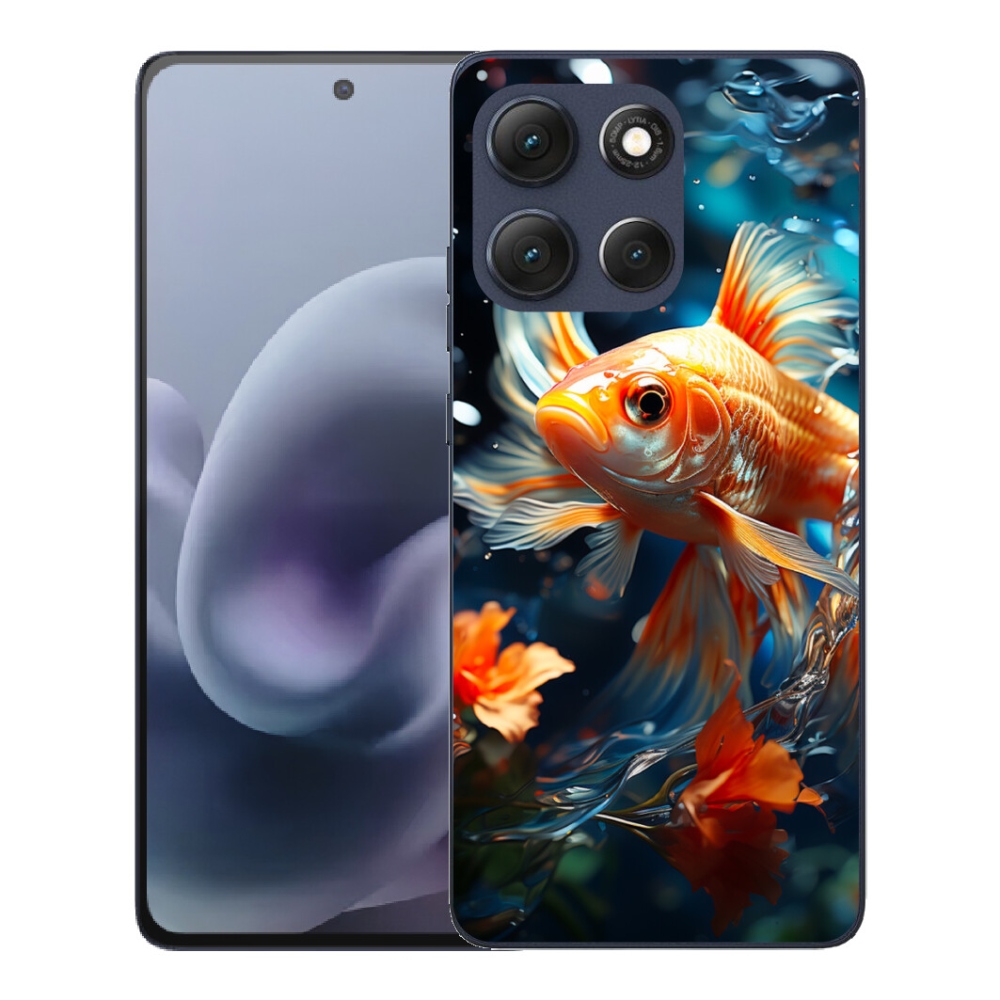 Gelový kryt mmCase na Motorola Moto G86 5G - rybka