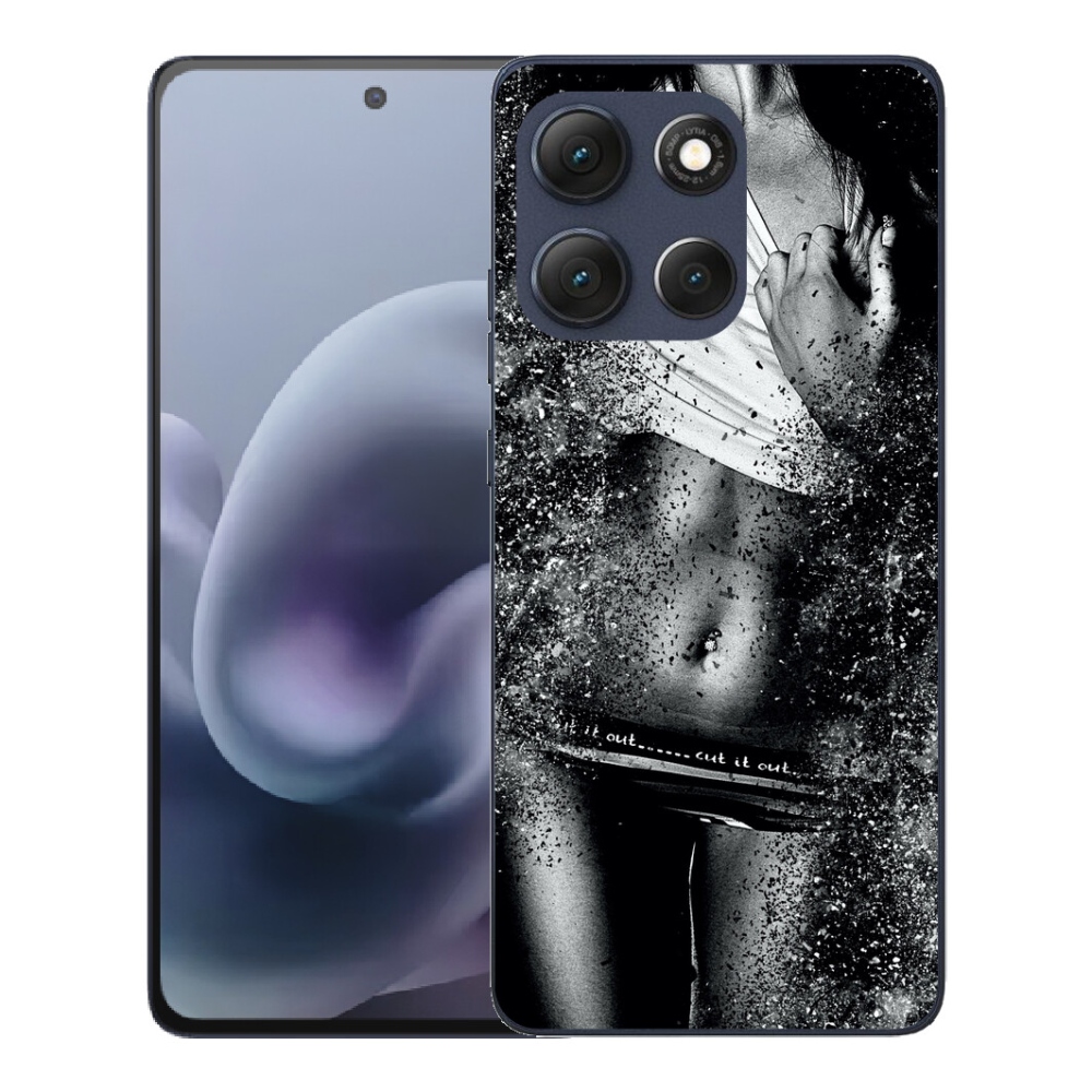 Gelový kryt mmCase na Motorola Moto G86 5G - sexy žena 1