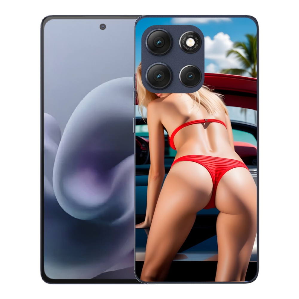 Gelový kryt mmCase na Motorola Moto G86 5G - sexy žena 2
