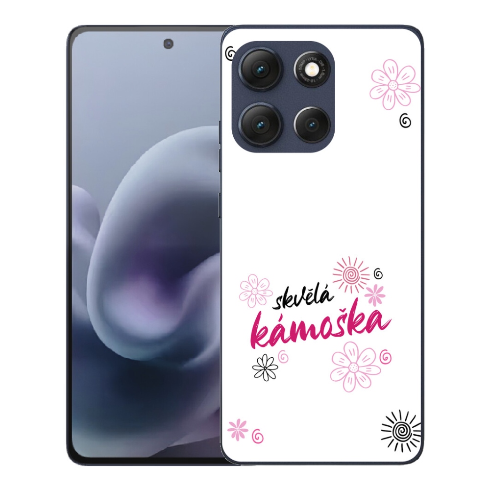 Gelový kryt mmCase na Motorola Moto G86 5G - skvělá kámoška bílé pozadí
