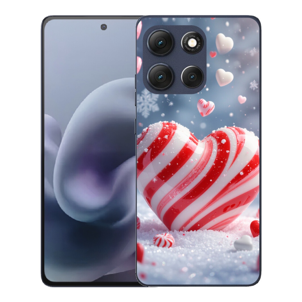 Gelový kryt mmCase na Motorola Moto G86 5G - sladké srdce