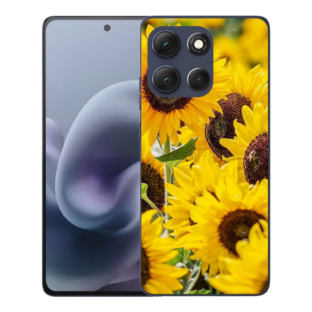 Gelový kryt mmCase na Motorola Moto G86 5G - slunečnice