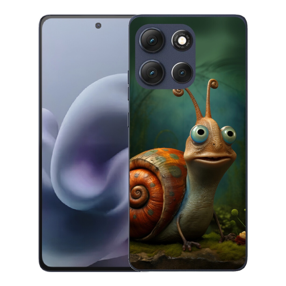 Gelový kryt mmCase na Motorola Moto G86 5G - šnek