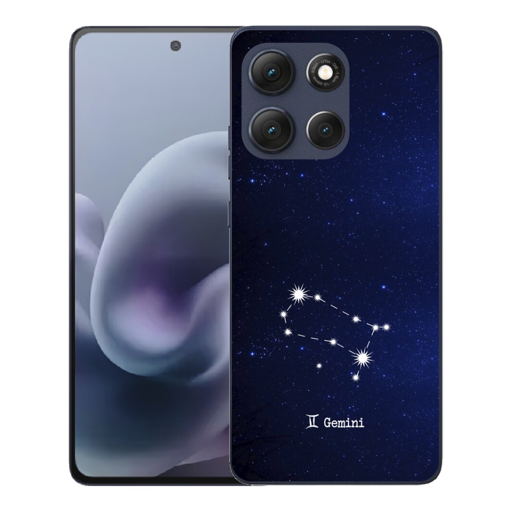 Gelový kryt mmCase na Motorola Moto G86 5G - souhvězdí Blíženců