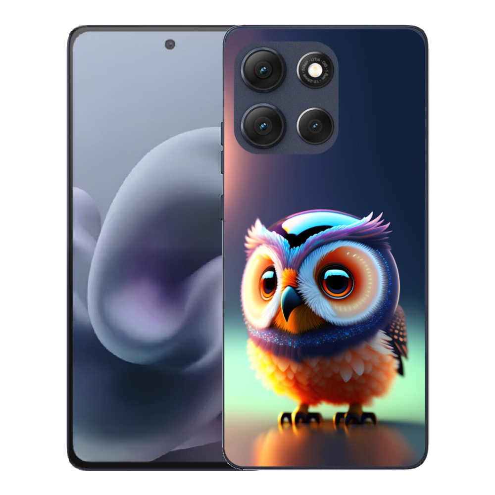 Gelový kryt mmCase na Motorola Moto G86 5G - sovička