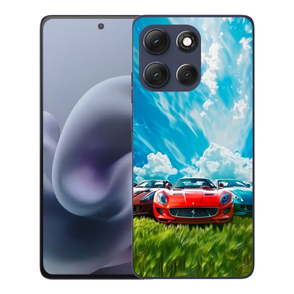 Gelový kryt mmCase na Motorola Moto G86 5G - sportovní vozy