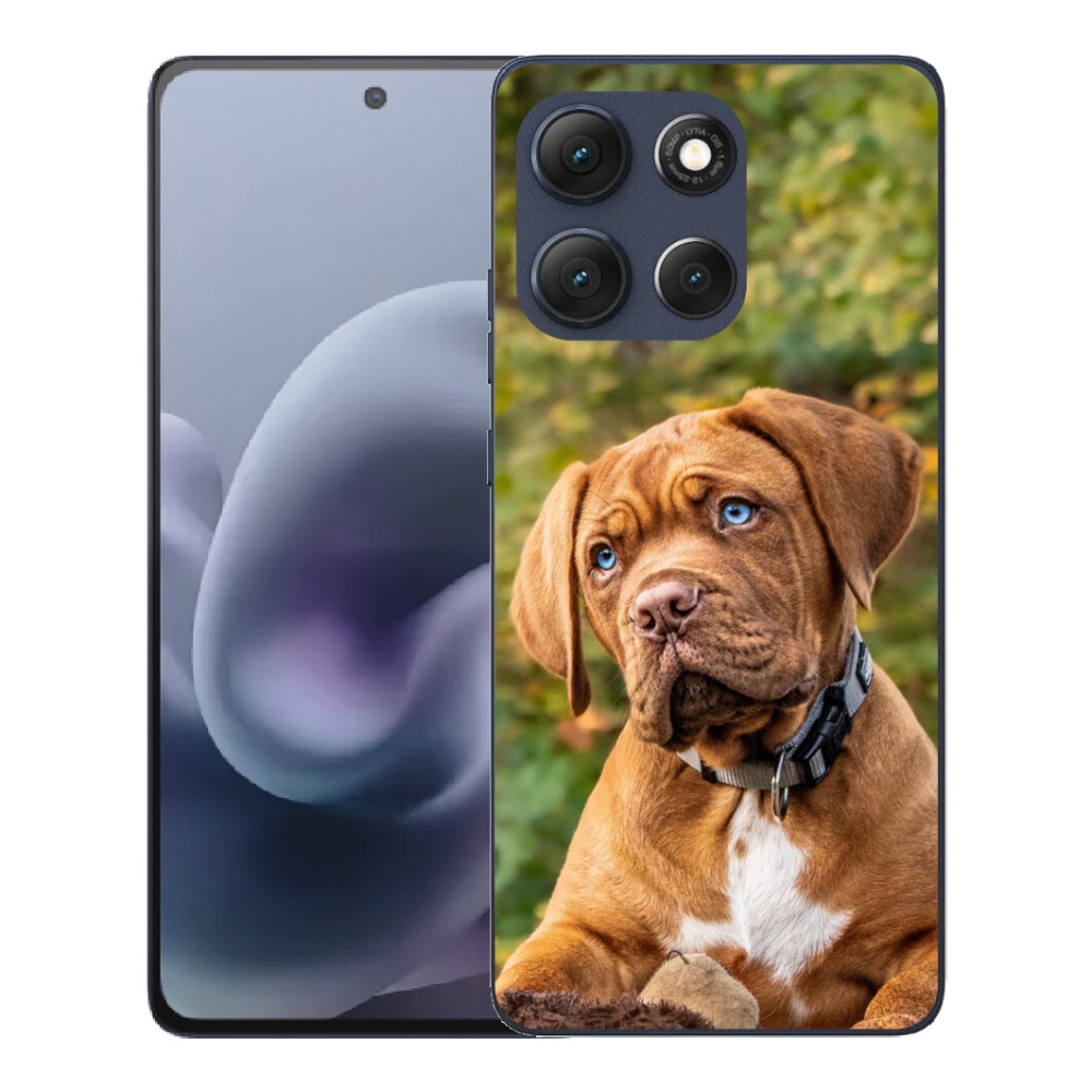 Gelový kryt mmCase na Motorola Moto G86 5G - štěně 
