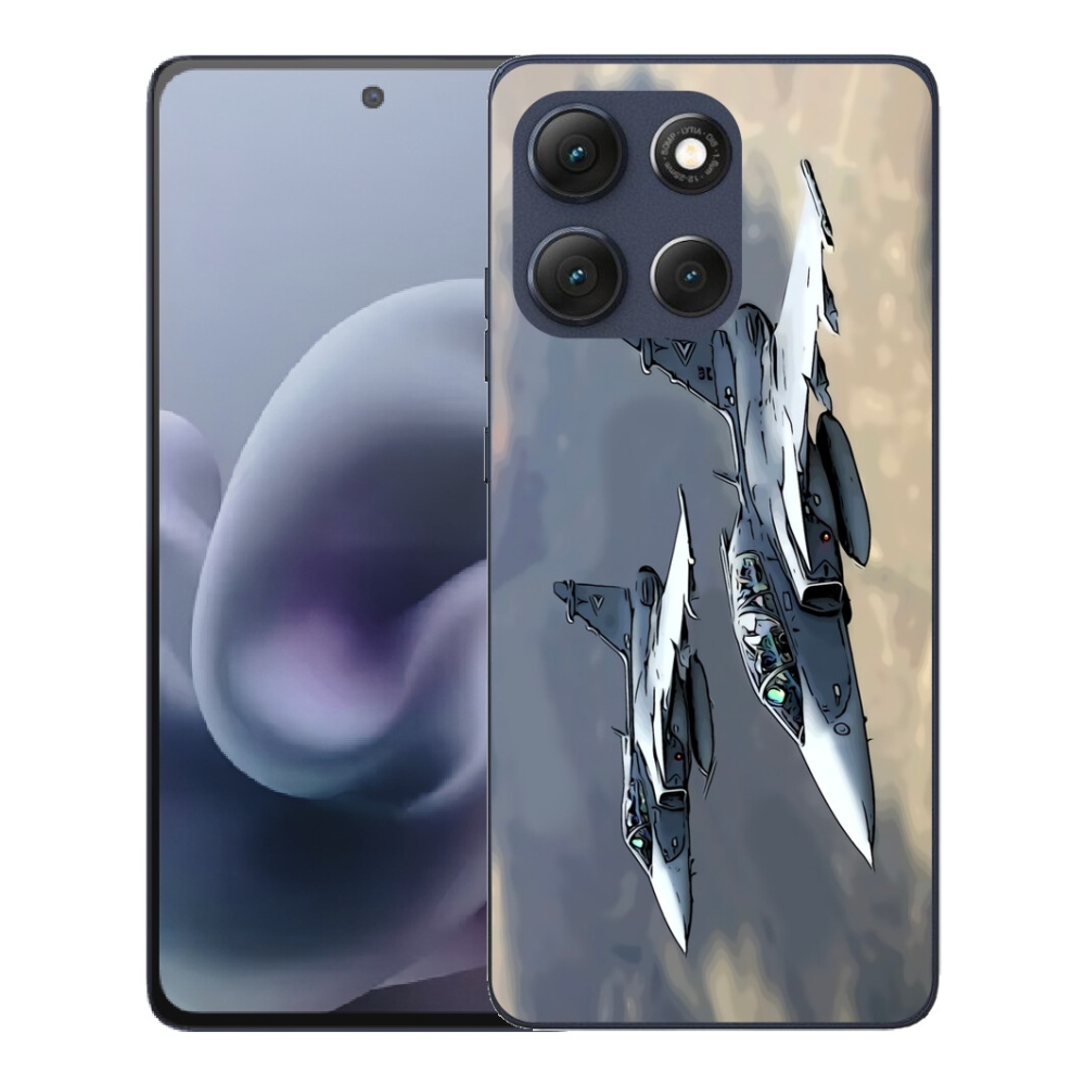Gelový kryt mmCase na Motorola Moto G86 5G - stíhačky