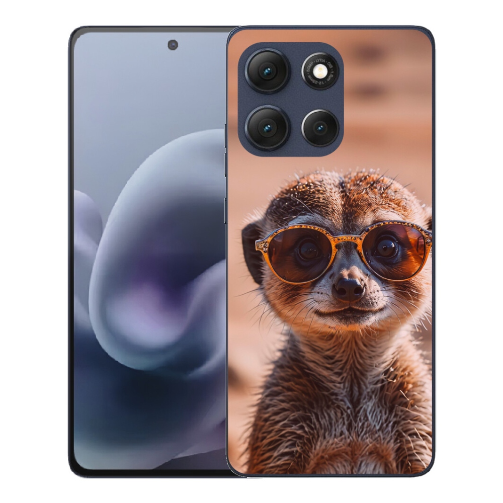 Gelový kryt mmCase na Motorola Moto G86 5G - stylová surikata