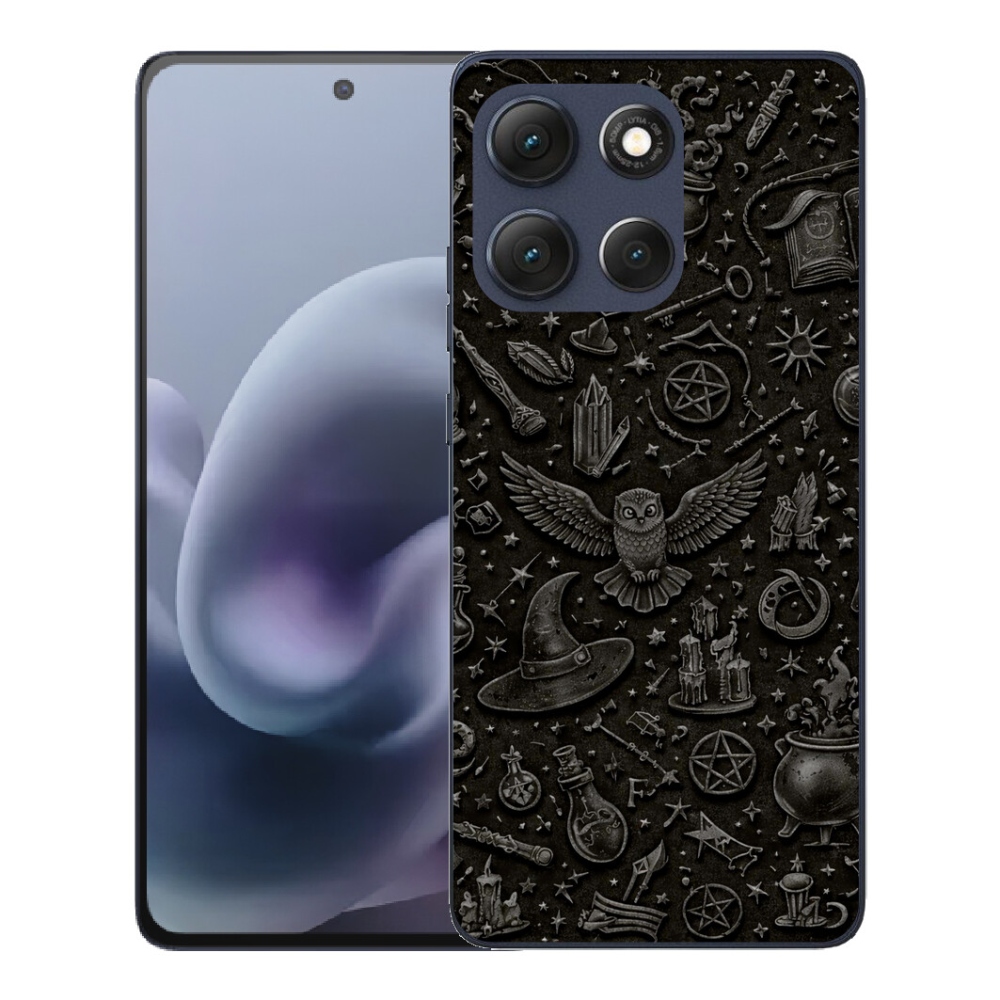 Gelový kryt mmCase na Motorola Moto G86 5G - tmavý magický svět