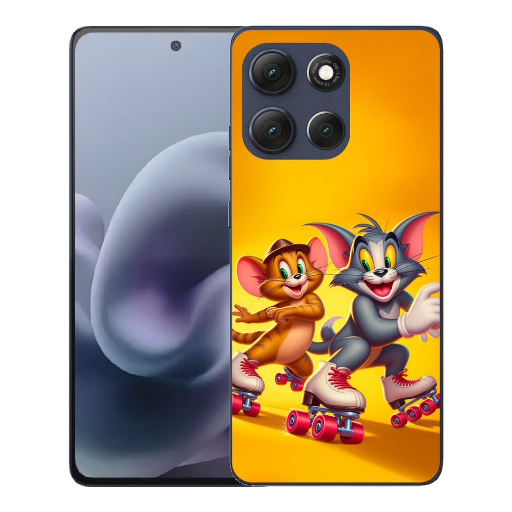 Gelový kryt mmCase na Motorola Moto G86 5G - tom a jerry