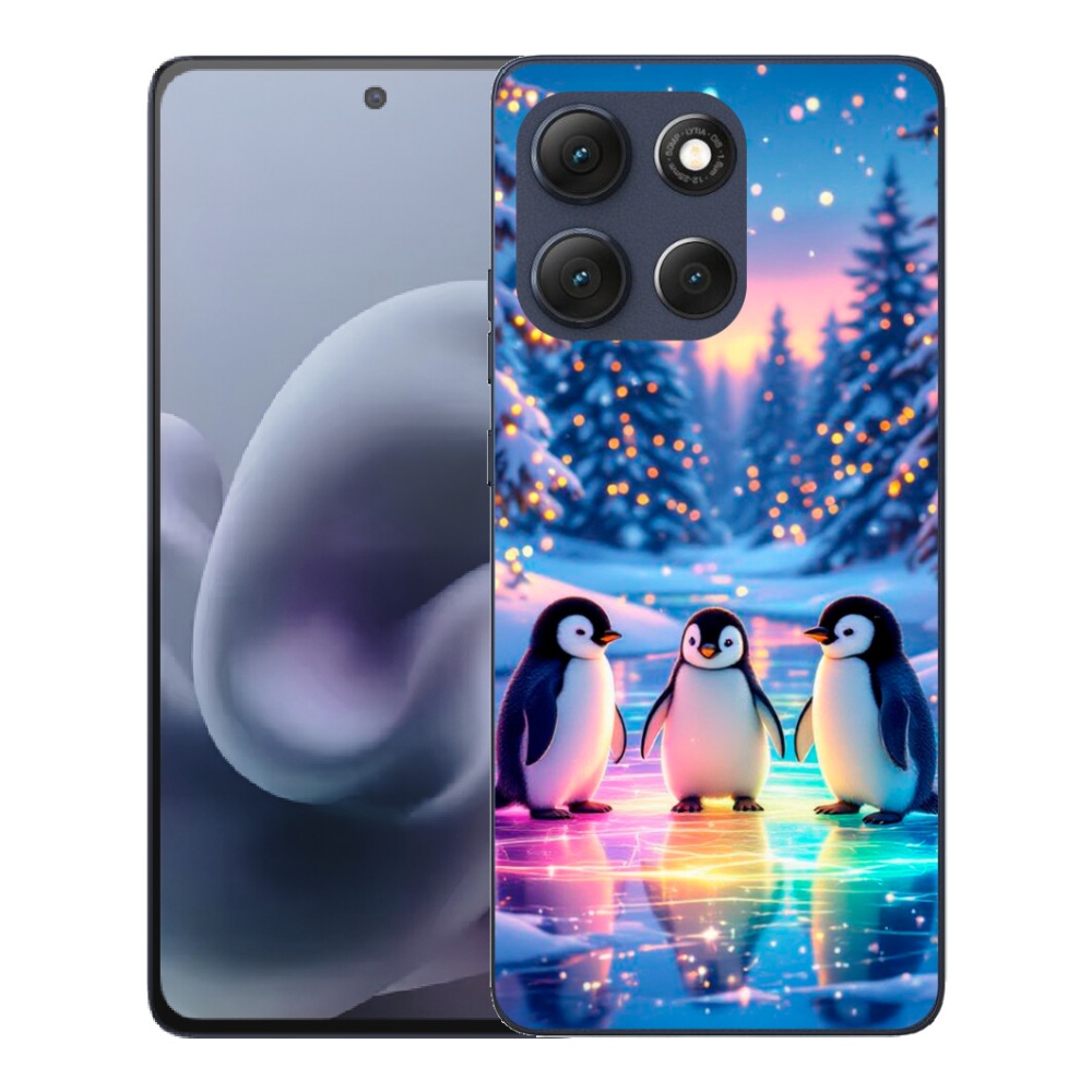 Gelový kryt mmCase na Motorola Moto G86 5G - tučnáci